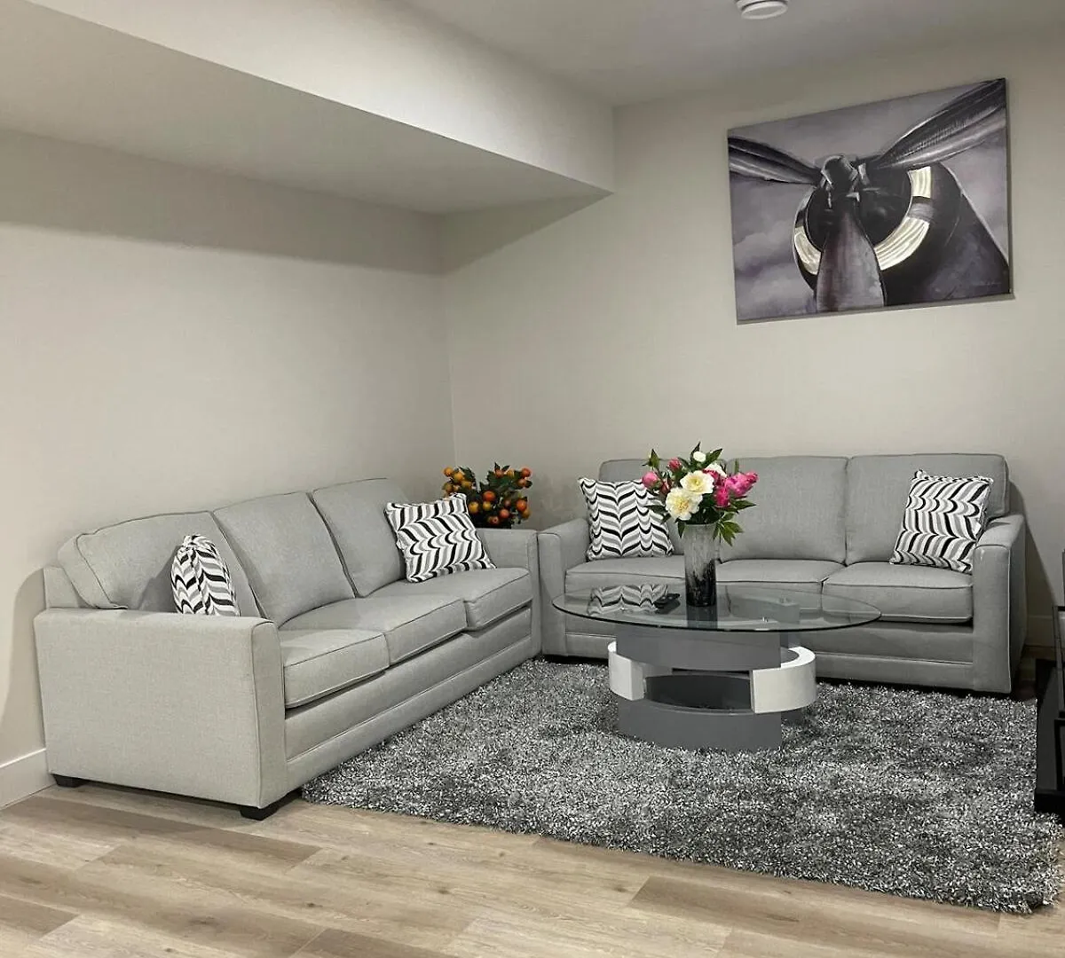 Modern Suite In Basement Upland contacts